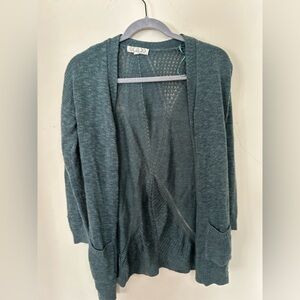 Pink Rose Teal Cardigan ✨